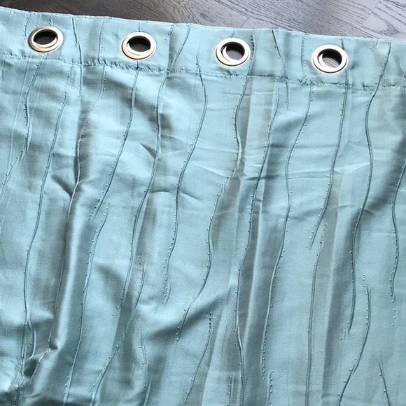 108” curtain panels with silver grommets - Picture 3 of 5